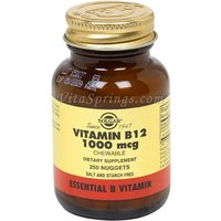 Vitamin B12 1000 mcg, 250 Nuggets, Solgar