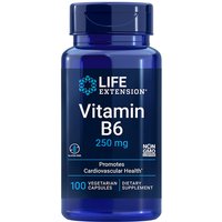Vitamin B6 250 mg, 100 Vegetarian Capsules, Life Extension