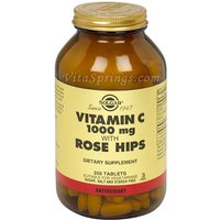 Vitamin C 1000 mg with Rose Hips, 250 Tablets, Solgar