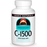 Vitamin C-1500 with Rose Hips, 100 Tablets, Source Naturals