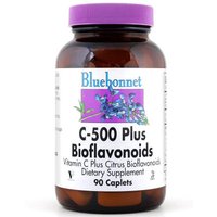 Vitamin C 500 mg Plus Bioflavonoids, 90 Caplets, Bluebonnet Nutrition