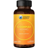 Vitamin C Complex 1000 mg, 100 Coated Caplets, Vitamin World