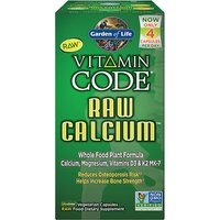 Vitamin Code RAW Calcium, Whole Food Plant Formula, 60 Vegetarian Capsules, Garden of Life