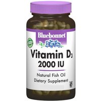 Vitamin D3 2000 IU, 100 Softgels, Bluebonnet Nutrition