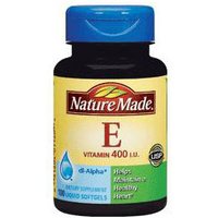 Vitamin E 400 IU Dl-Alpha, 100 Softgels, Nature Made