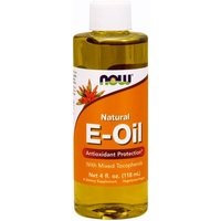 Vitamin E Oil 80% Mixed Tocopherols Vegetarian 4 oz, NOW Foods