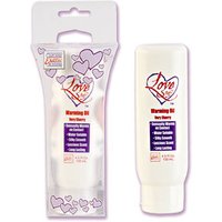 Love Stuff Warming Oil - Very Cherry, 4.5 oz, California Exotic Novelties