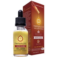 Water Soluble CBD Drops 1500 mg, 30 ml, Hemplucid
