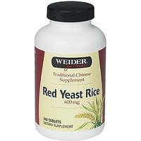 Weider Red Yeast Rice 600mg 180 Tablets