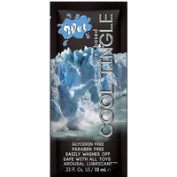 Wet Cool Tingle Water Based Lubricant Pouch, 10 ml, WET International