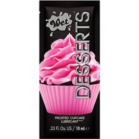 Wet Desserts Lubricant - Frosted Cupcake Pouch, 10 ml, WET International