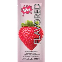 Wet Flavored Lubricant - Sexy Strawberry Pouch, 10 ml, WET International