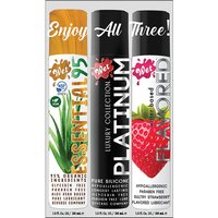 Wet Sampler Lubricant, 1 oz x 3 Pack, WET International
