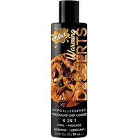 Wet Warming Desserts 4-in-1 Lubricant - Chocolate Chip Cookie, 3 oz, WET International