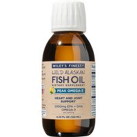 Wild Alaskan Fish Oil - Peak Omega-3 Liquid, 4.23 oz (125 ml), Wileys Finest