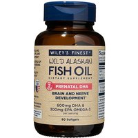 Wild Alaskan Fish Oil - Prenatal DHA, 60 Softgels, Wileys Finest