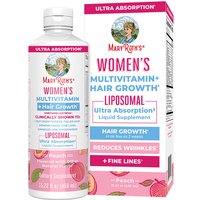 Womens Multivitamin + Hair Growth Liposomal, Peach, 15.22 oz (450 ml), MaryRuths
