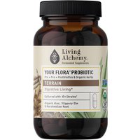 Your Flora Probiotic Terrain: Gut Lining, 60 Vegan Capsules, Living Alchemy