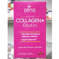 Zena Nutrition Liquid Collagen + Biotin, 900 ml (30 oz)