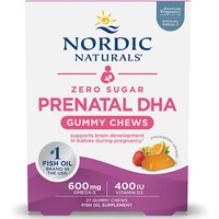 Zero Sugar Prenatal DHA Gummy Chews, 27 Count, Nordic Naturals