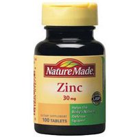 Zinc 30 mg, 100 Tablets, Nature Made