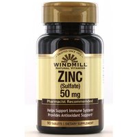 Zinc Sulfate 50 mg, 90 Tablets, Windmill Health Products