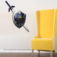 Legend of Zelda: Master Sword and Hylian Shield Wall Cling