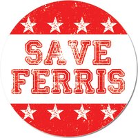 Save Ferris Vinyl Decal