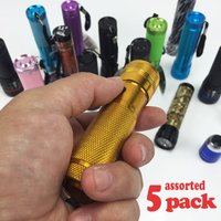 Assorted 5 Pack of LED Flashlights