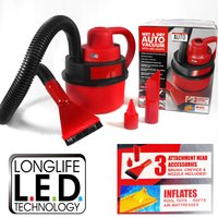 Wet & Dry Auto Vacuum w/ LED Lights