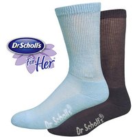 2 Pack Dr. Scholl's Women's Non-Binding Crew Socks