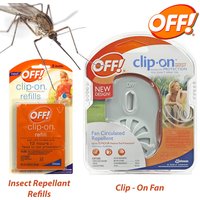 OFF! Clip-On Fan Mosquito Repellent and Refills