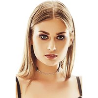 Exklusive Metallkette von Anais Apparel mit verstellbarem Gummiband und Hakenverschluss elegantes Dessous Accessoire für verführerische Stylings
