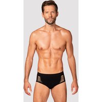 Herren M101 Slip blickdicht mit Cutouts von Obsessive