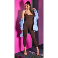 Basic Maxi Träger Jumpsuit