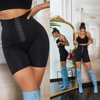 Shaping High Waist Shorts mit Corsagen Effekt