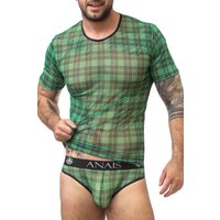 Herren T Shirt 053496 transparent mit Karo Muster von Anais for Men