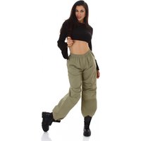 Stylo Oversize High Waist Pump Hose, Oversize Schnitt, Elastischer Bund