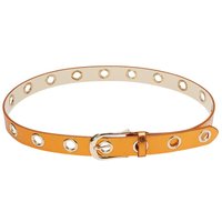 Taillen Gürtel Bronze in Wetlook Optik sexy Akzent für transparente Lingerie, Netz Outfits und figurbetonte Styles mit glänzenden Nieten