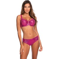 AXAMI Faszinierender Lingerie Push up BH mit zarten Stickereien in Fuchsia, herausnehmbaren Einsätzen und optimalem Tragekomfort