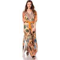 Kaftan mit Strass, Perfekt gestylt für Urlaub und Freizeit luftiger Kaftan mit funkelndem Strass, fließendem Stoff und stilvoller Silhouette