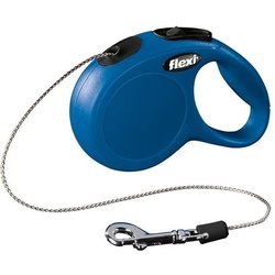 Guinzaglio New Classic Blu con Corda - 3 mt Taglia XS