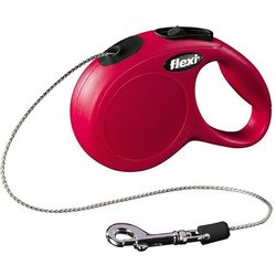 Guinzaglio New Classic Rosso con Corda - 5 mt Taglia M Guinzaglio New Classic Rosso con Corda - 5 mt Taglia M