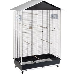 Ferplast Gabbia Voliera Per Uccelli Nota Large Voliera Da Esterno Interno Per Canarini, Bengalini, Cocorite, Inseparabili, In Metallo, Accessori Inclusi Posatoi Ruote, 111 X 66,5 X H 167 Cm. Ferplast Gabbia Voliera Per Uccelli Nota Large Voliera Da Esterno Interno Per Canarini, Bengalini, Cocorite, Inseparabili, In Metallo, Accessori Inclusi Posatoi Ruote, 111 X 66,5 X H 167 Cm.