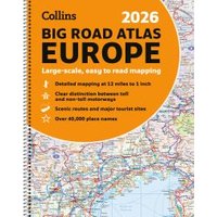 2026 Philip's Big Road Atlas Europe