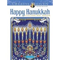 Creative Haven Happy Hanukkah Coloring Book