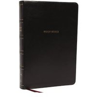 NKJV Holy Bible, Super Giant Print Reference Bible, Black Leathersoft, 43,000 Cross References, Red Letter, Comfort Print