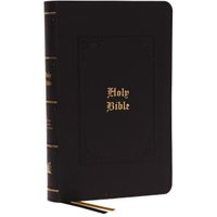 KJV, Personal Size Large Print Reference Bible, Vintage Series, Black Leathersoft, Red Letter, Comfort Print