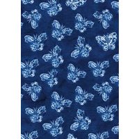 Shibori Indigo Butterflies Paperback Journal: Dotted