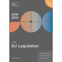 Core EU Legislation 2018/19